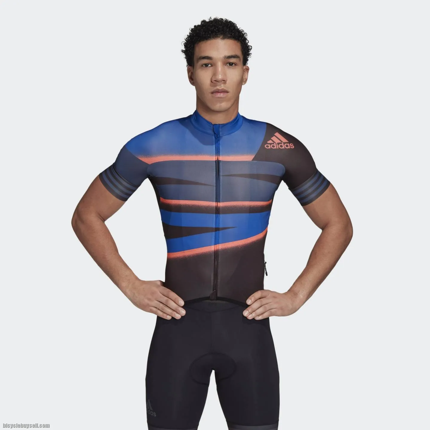 Adidas cycling jersey with Italy elastic arm band MTB road bike  ready stock