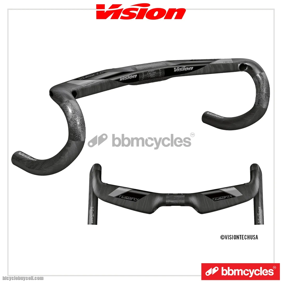VISION TRIMAX CARBON AERO COMPACT HANDLEBARS Di2  READY INTERNAL CABLE ROUTING ROAD BIKES