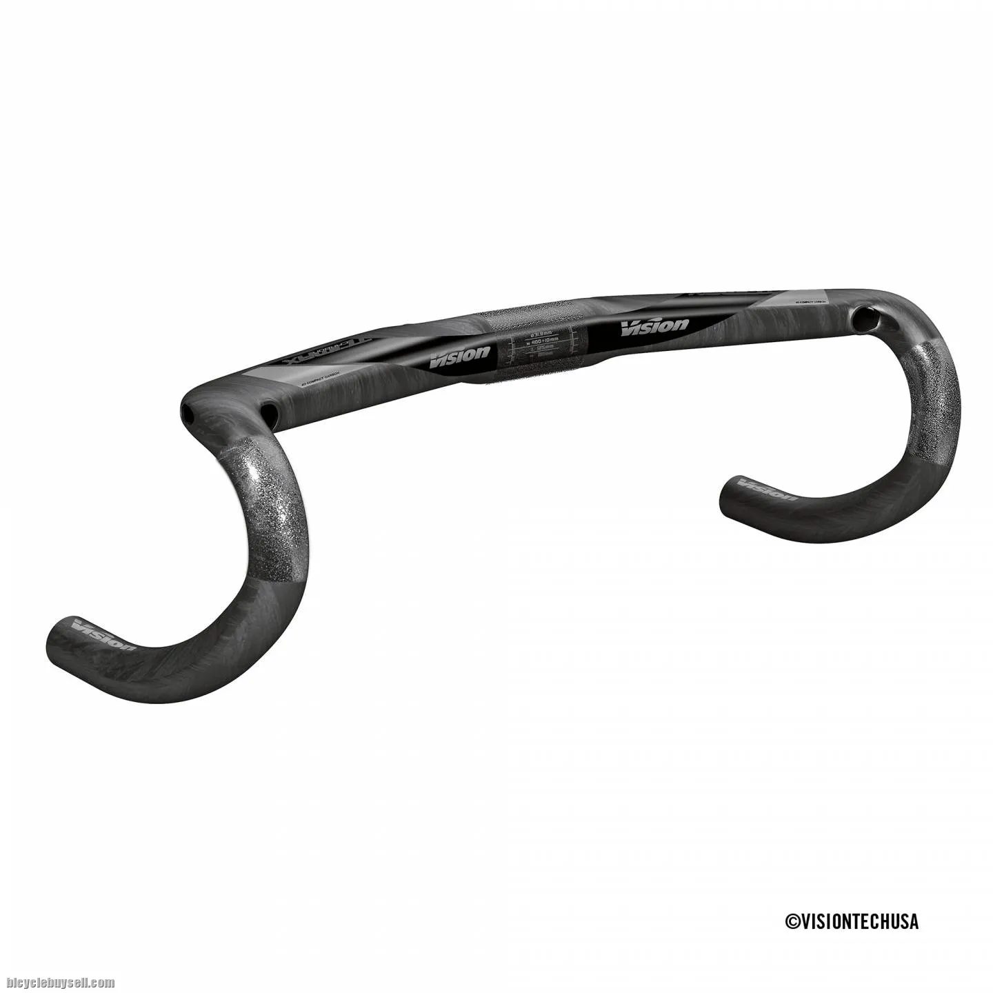 VISION TRIMAX CARBON AERO COMPACT HANDLEBARS Di2  READY INTERNAL CABLE ROUTING ROAD BIKES