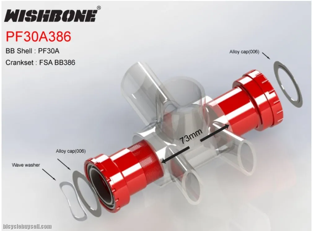 WISHBONE PF30A 386 CERAMIC BOTTOM BRAKET CANNONDALE