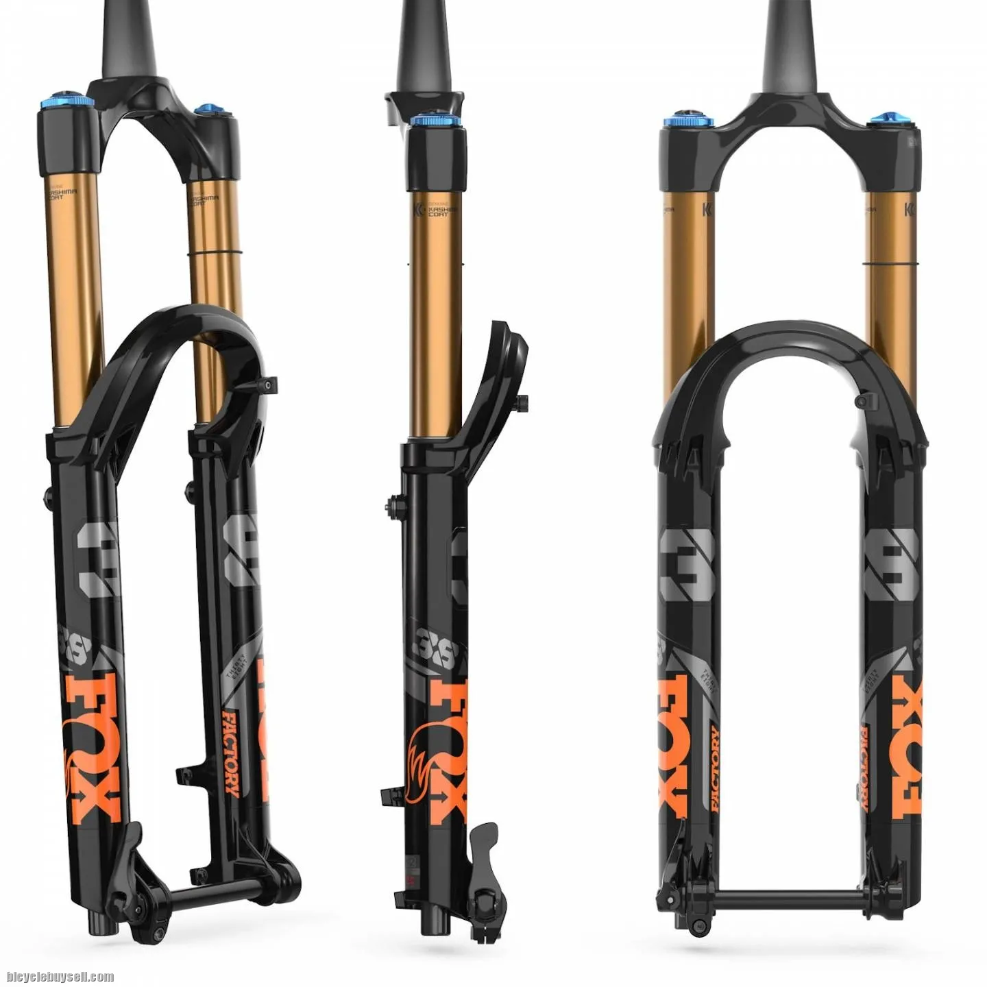 2021 FOX 38 Factory Suspension Fork - 29", 180 mm, 15QR x 110 mm, 44 mm Offset GRIP 2 Kashima Coat