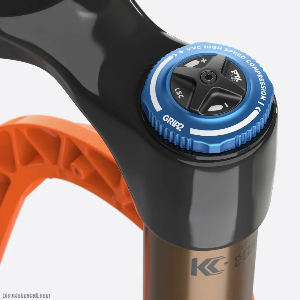 2021 FOX 38 Factory Suspension Fork - 29", 180 mm, 15QR x 110 mm, 44 mm Offset GRIP 2 Kashima Coat