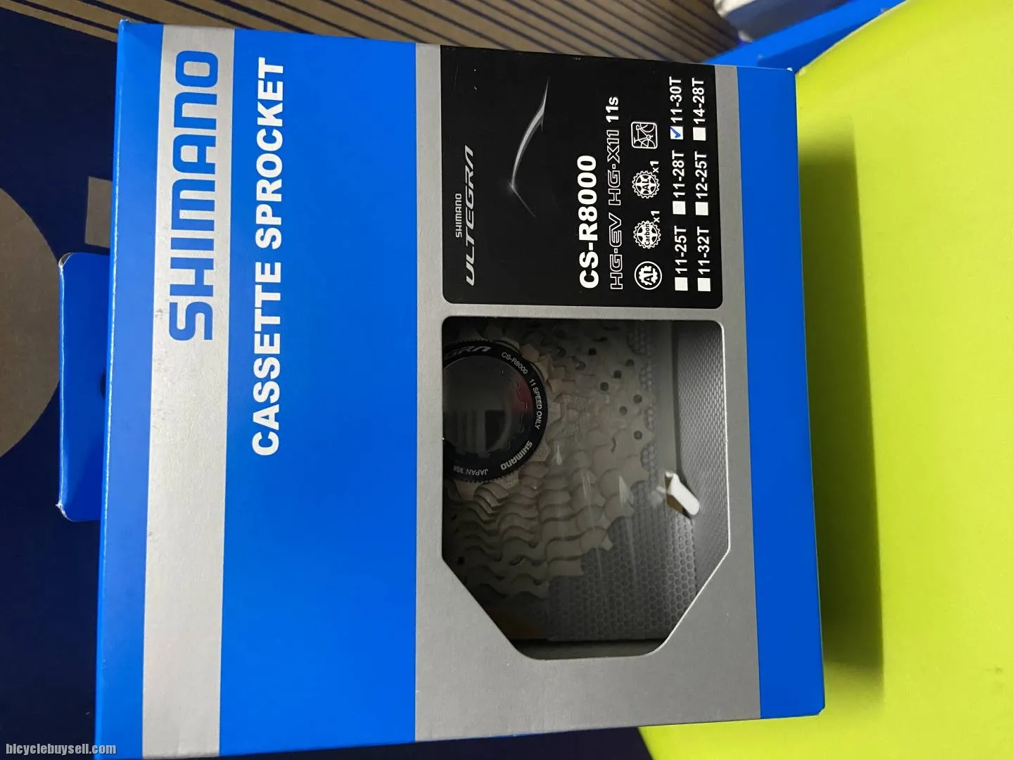 Shimano Cassette 11speeds Ultegra 34T,32T and 30T.