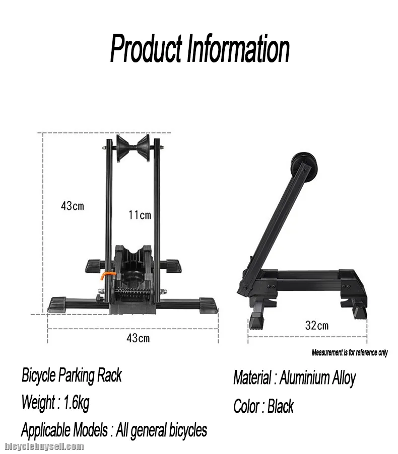 FOLDABLE SINGLE BICYCLE STAND ALUMINIUM SMALL EASY TO CARRY FOR ROADBIKE | BLACK MTB | FOLDING BIKES