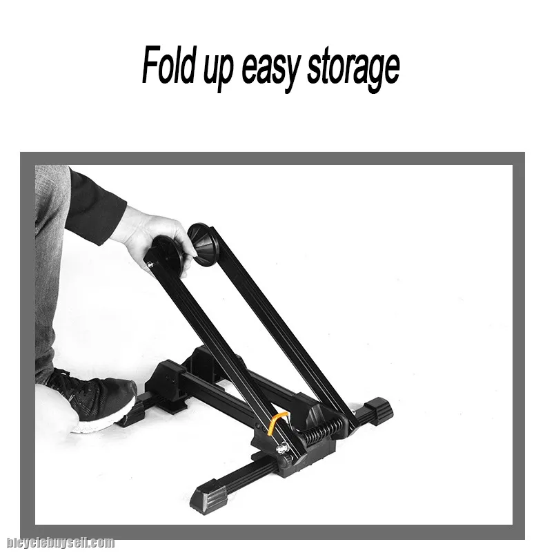 FOLDABLE SINGLE BICYCLE STAND ALUMINIUM SMALL EASY TO CARRY FOR ROADBIKE | BLACK MTB | FOLDING BIKES