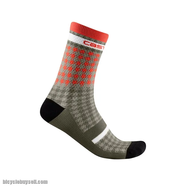 CASTELLI MAISON 18 SOCK PREMIUM CYCLING SOCKS MADE IN ITALY