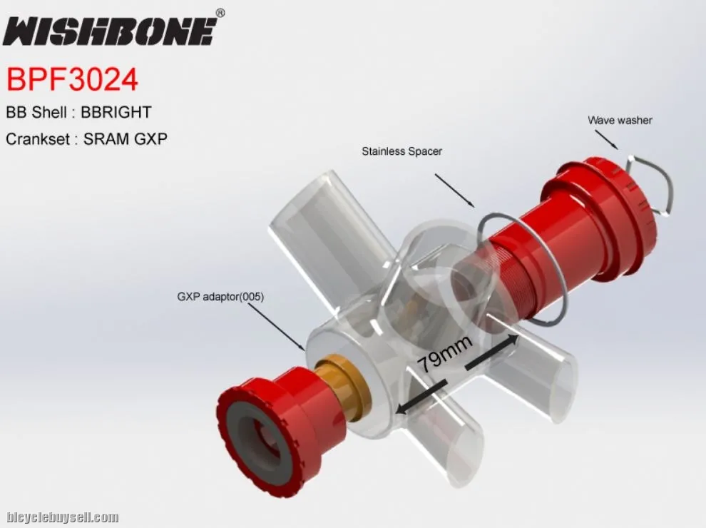 Wishbone BPF3024 Bottom Bracket NRS CERAMIC Bearing BB Right for Cervelo