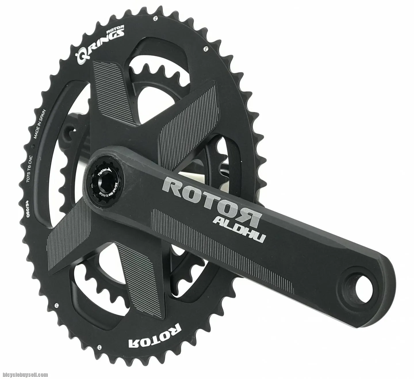 ROTOR Chainring Q-Rings oval 2-fold LK 110 mm | 4 hole for rotor ALDHU 3D + | Shimano Road inside