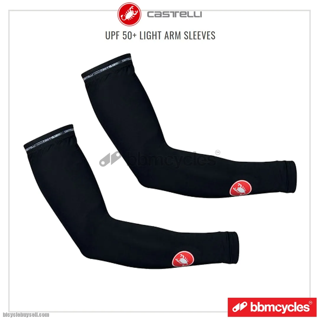 CASTELLI UPF 50+ LIGHT ARM SLEEVES ARM WARMERS CYCLING PREMIUM