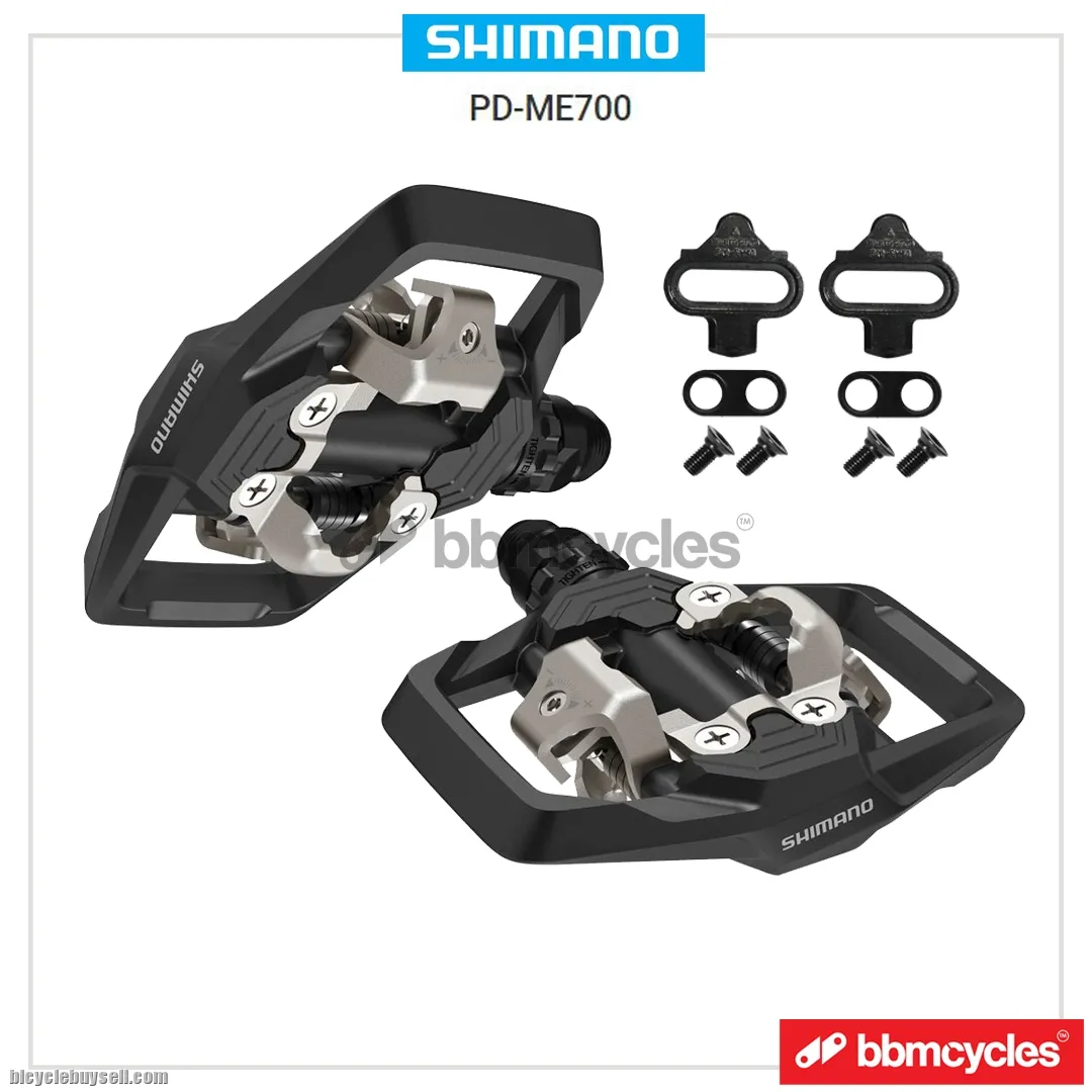 Shimano PD-ME700 Pedals SHIMANO  SPD  Trail MTB Gravel Pedal