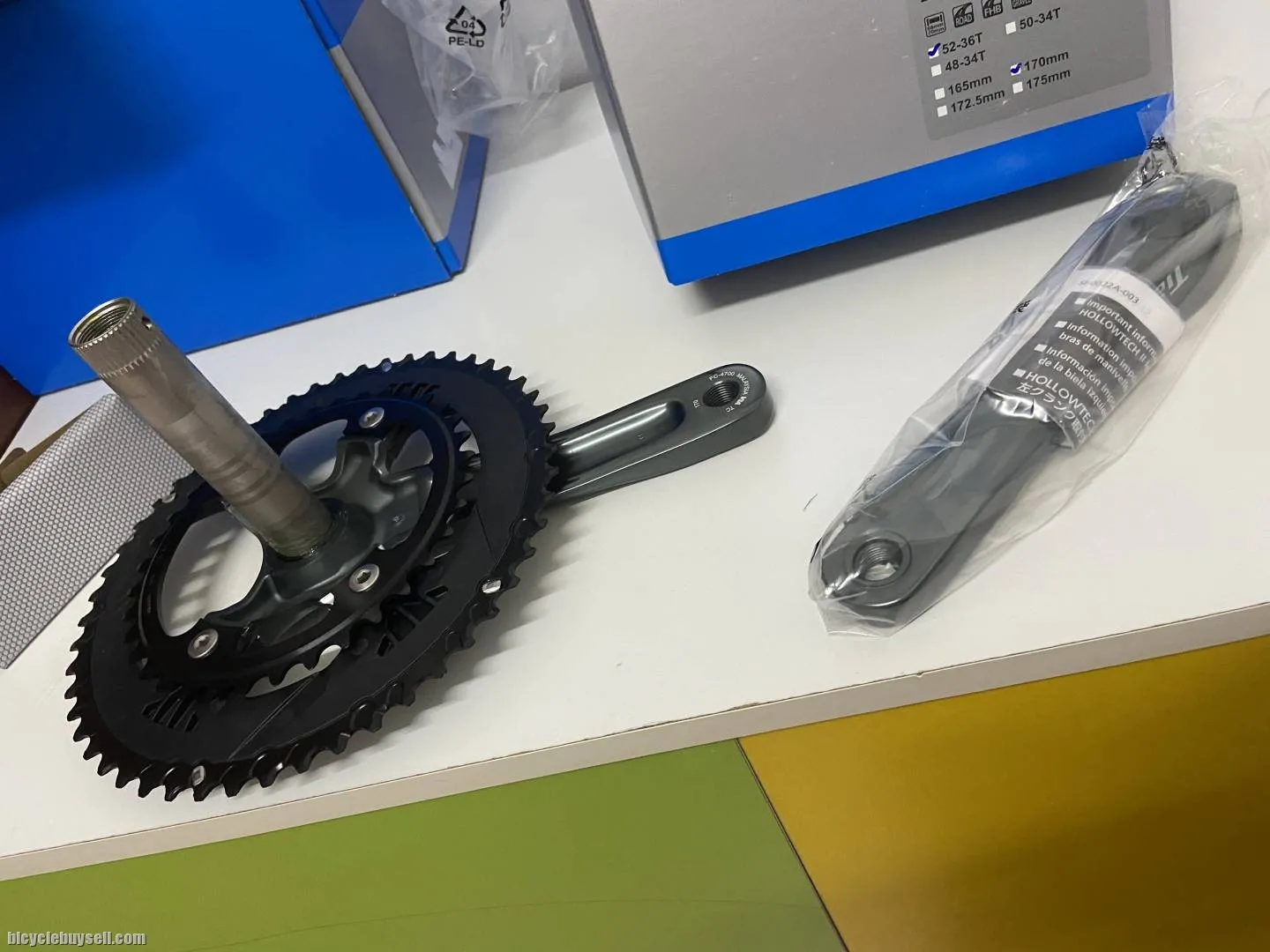 Shimano tiagra crankset 50/34T 170mm