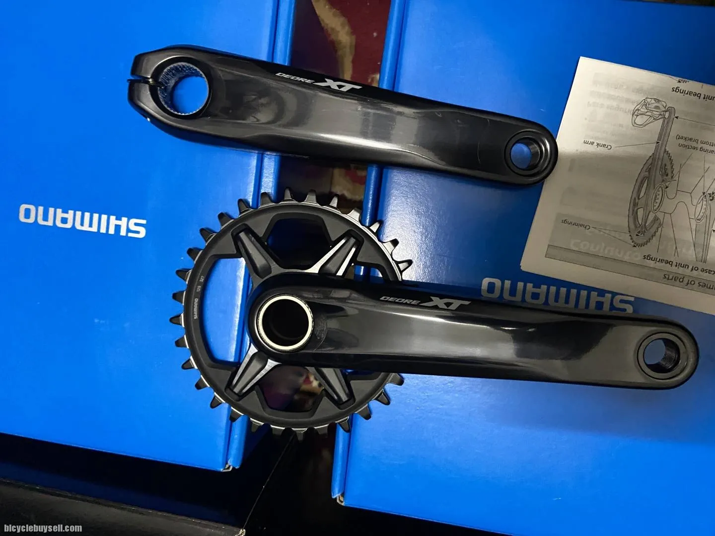 MTB crankset. XT 12speeds 32T 170mm. (New)