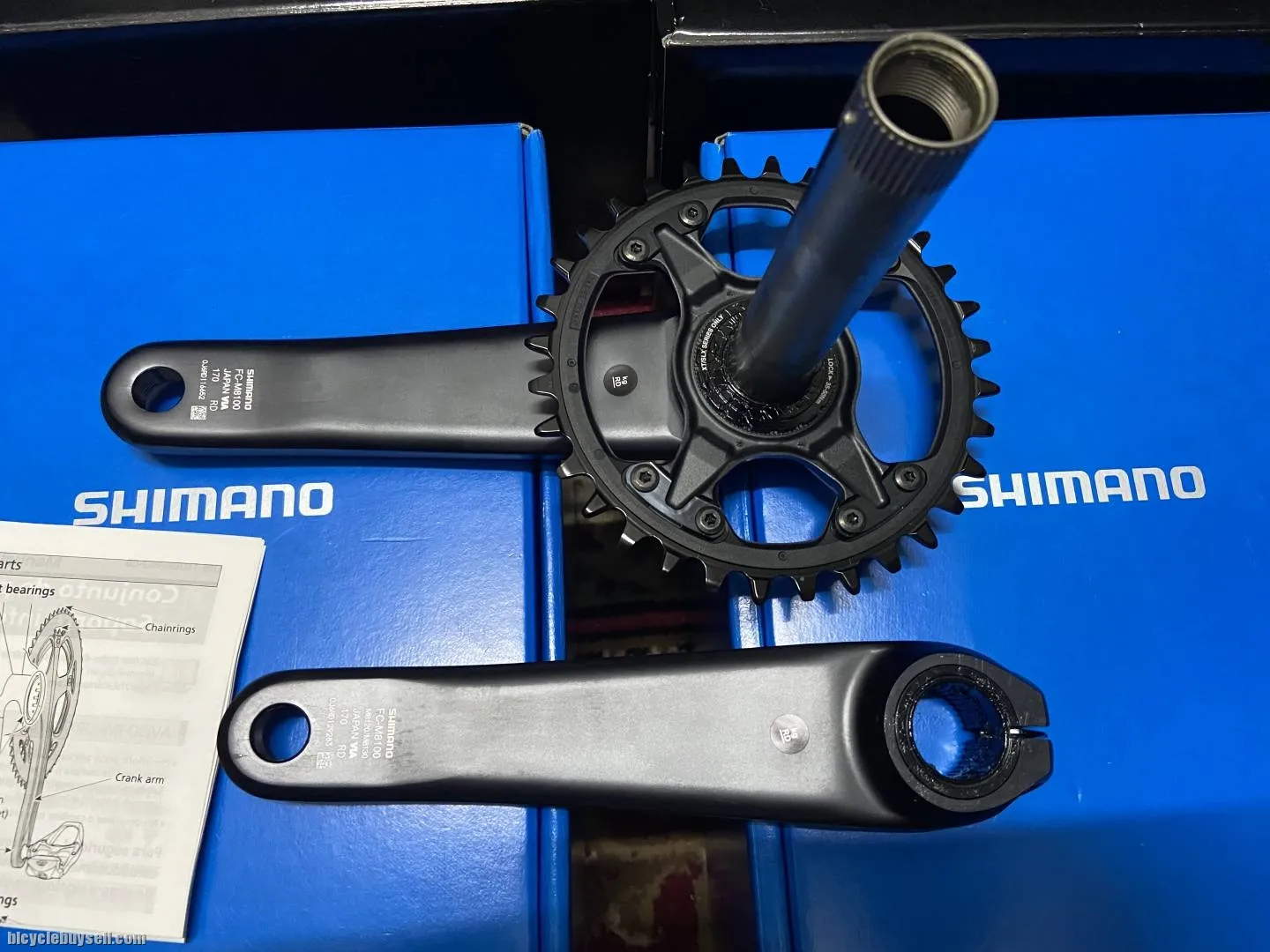 MTB crankset. XT 12speeds 32T 170mm. (New)