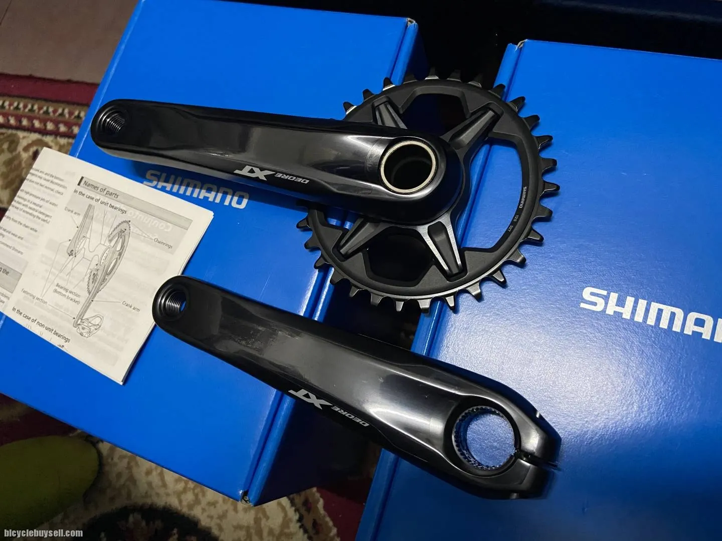 MTB crankset. XT 12speeds 32T 170mm. (New)
