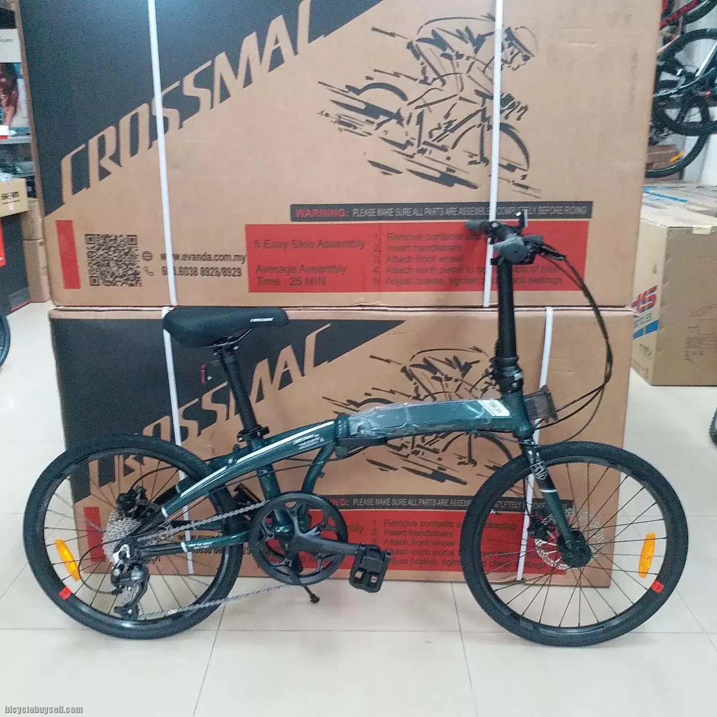 CROSSMAC HAAGEN 901 FOLDING BIKE 20 451 9 SPEED