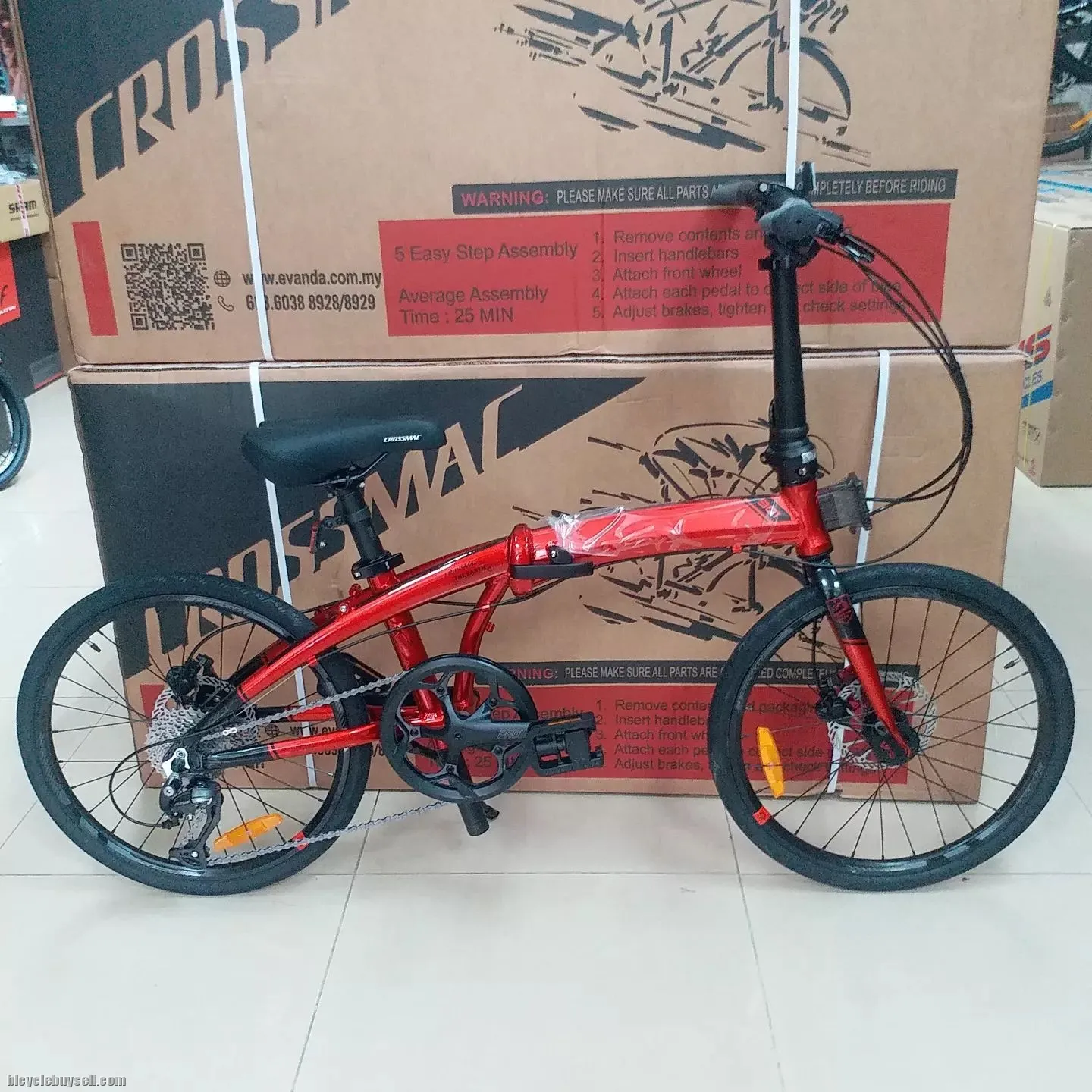 CROSSMAC HAAGEN 901 FOLDING BIKE 20 451 9 SPEED