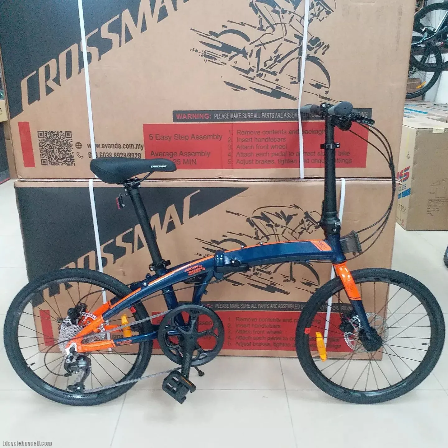 CROSSMAC HAAGEN 901 FOLDING BIKE 20 451 9 SPEED