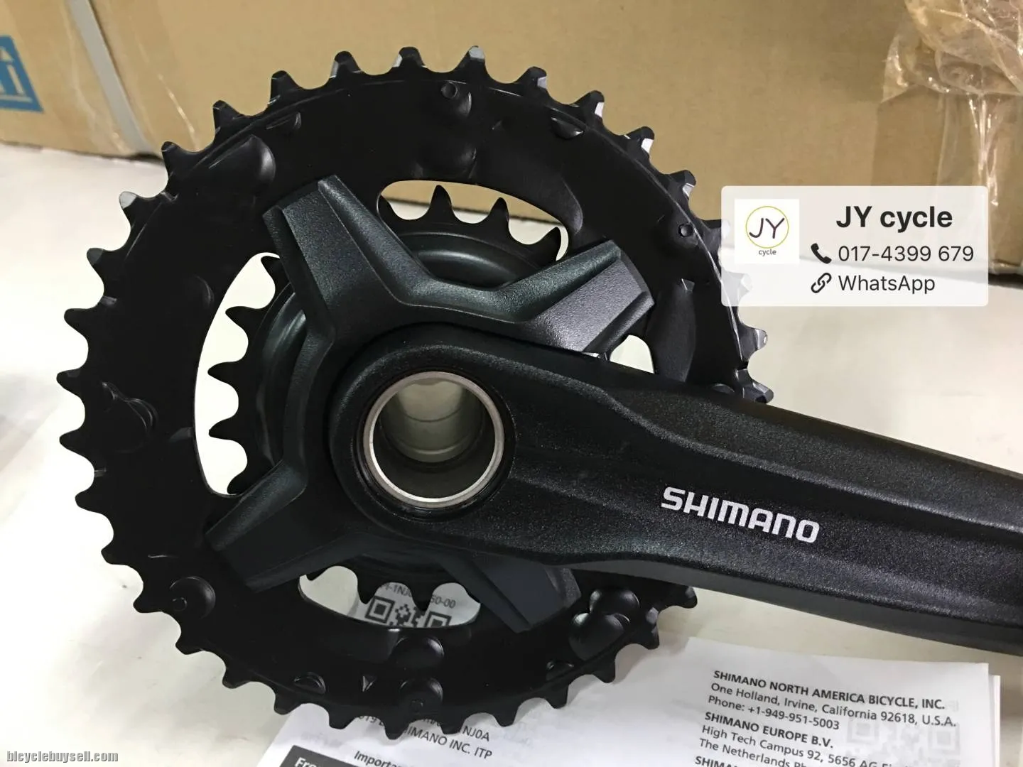 Shimano Crankset FC-MT210 36-22T Hollow Crank with BB - free pos