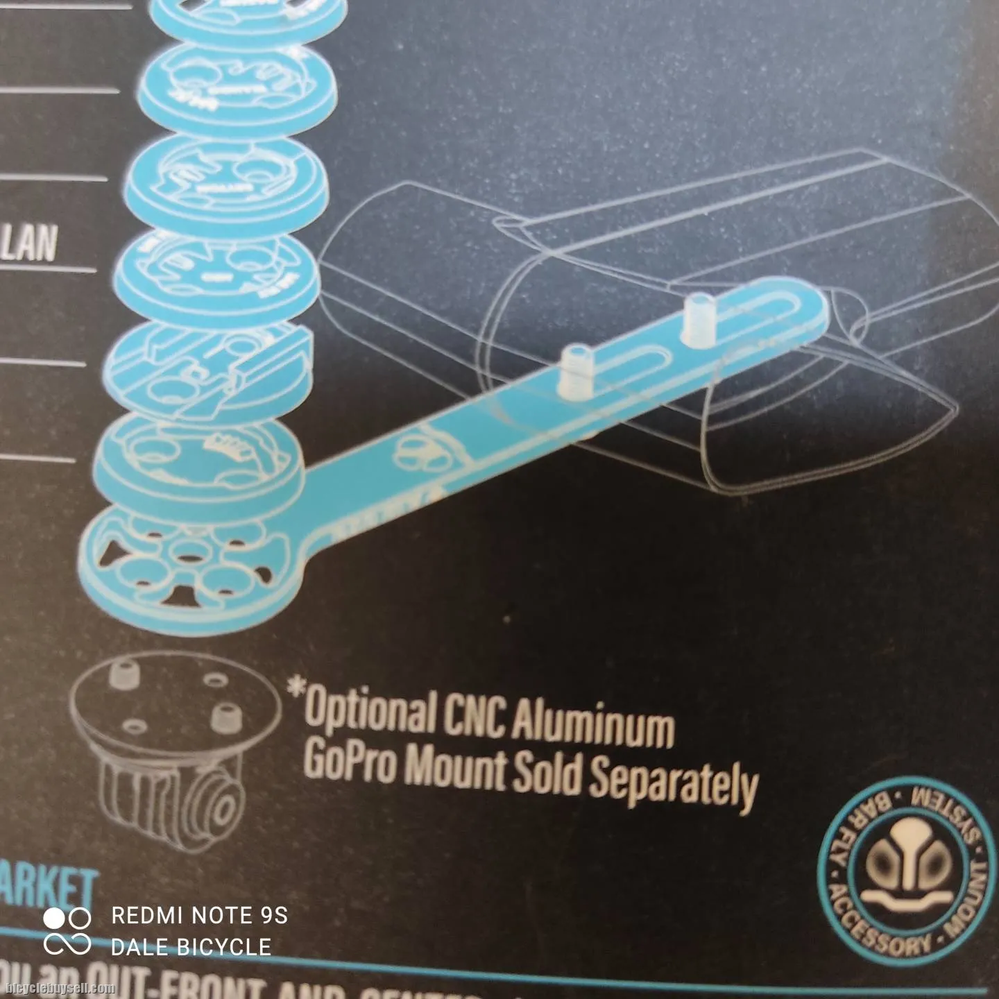 BAR FLY RACE SPOON COMPUTER MOUNT