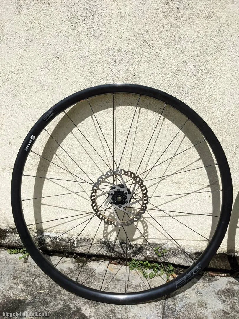 Giant PR2 aluminium disk brake wheelset, rotor included.