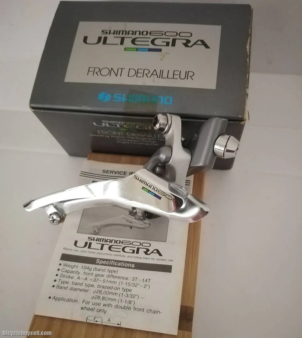 Shimano 600 Front Derailleur Braze On Nos Vintage
