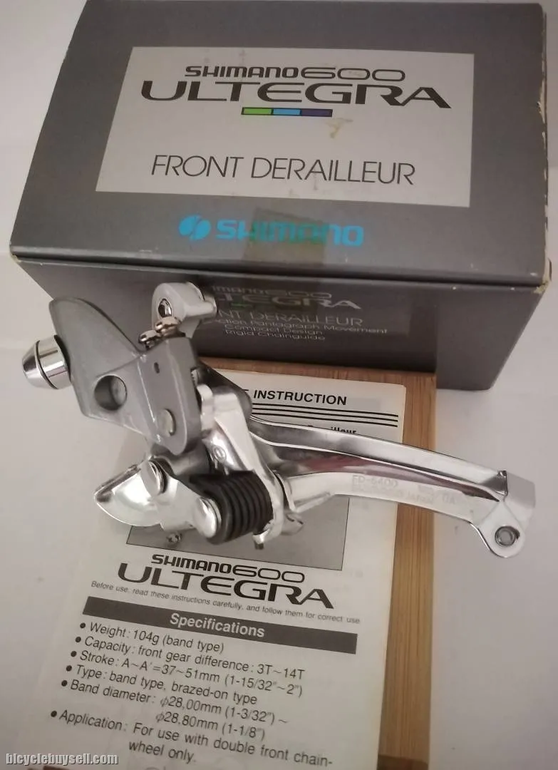 Shimano 600 Front Derailleur Braze On Nos Vintage