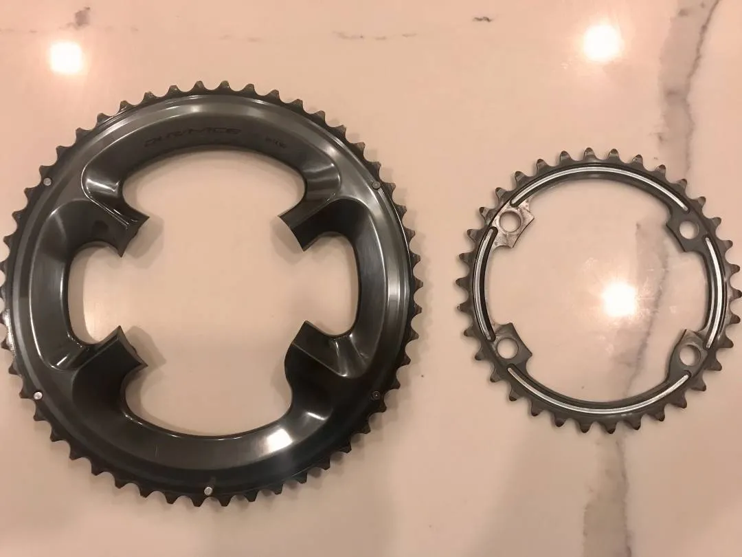 DA 9100 50/34 chainring