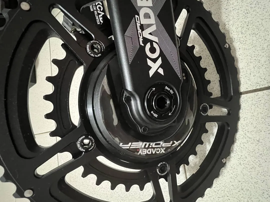 xcadey power meter 170cm 52/36