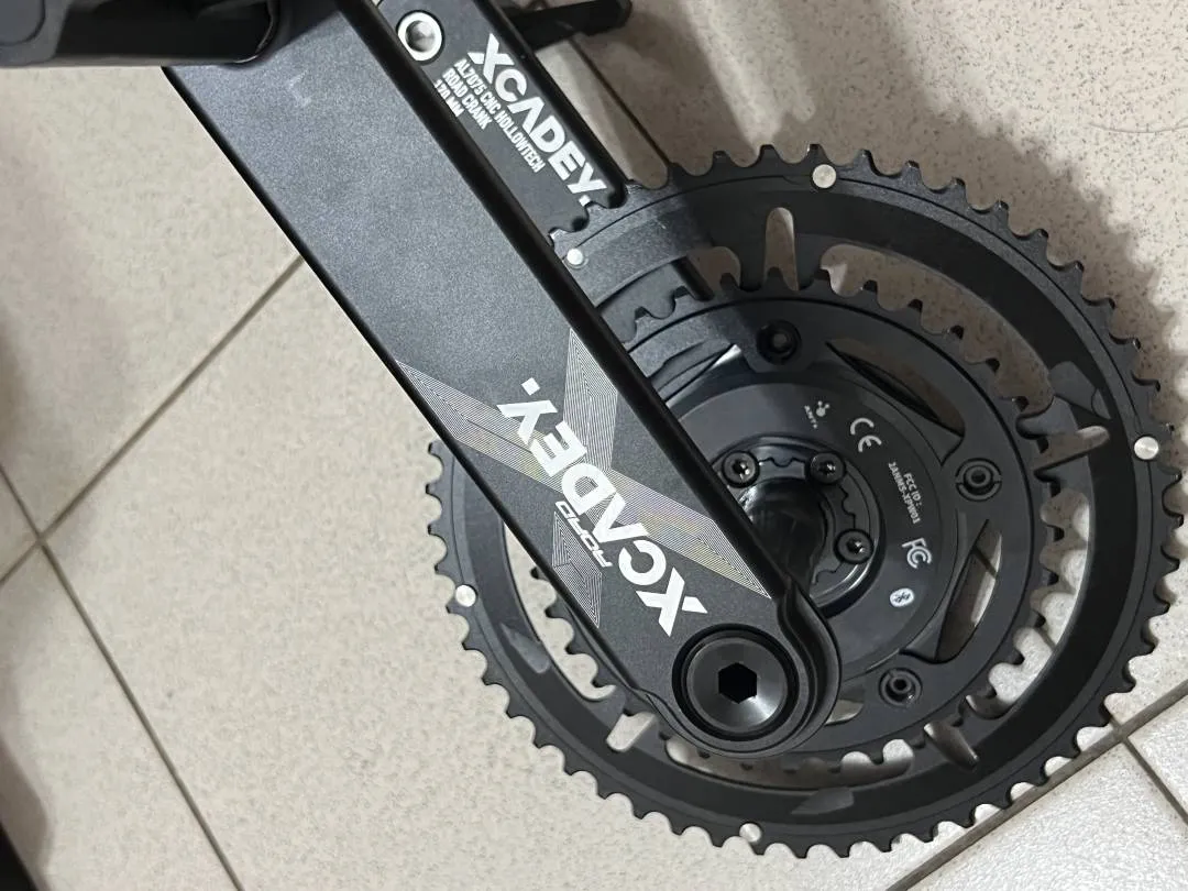 xcadey power meter 170cm 52/36