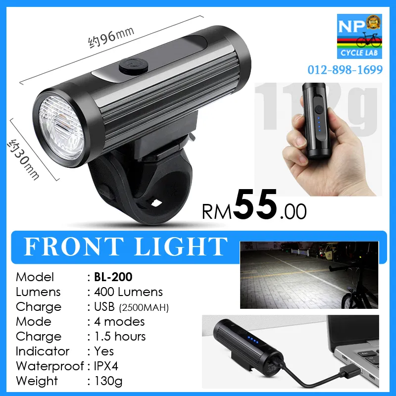 (NP CYCLE LAB) RAYPAL / GIYO SERIES BICYCLE LIGHT