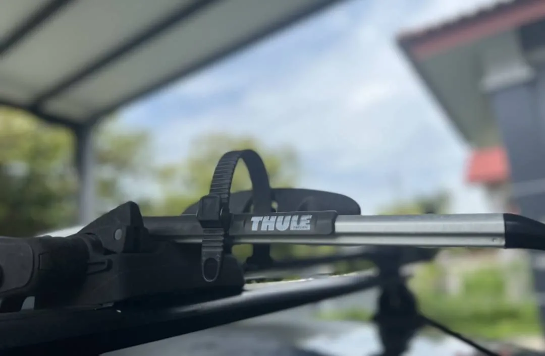 Roof rack and Thule bicycle rack