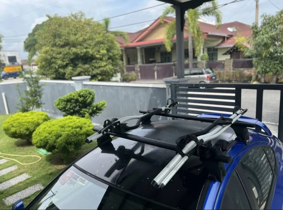 Roof rack and Thule bicycle rack