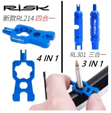 Presta Schrader Valve Core Remover Valve Multi-function Disassemble Remove Basikal Tools Kit