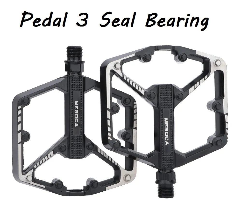 Pedal Basikal 3 Seal Bearing Meroca Pedal MTB Pedal Bicycle Paddle MTB Paddle Basikal MTB Cycling Al