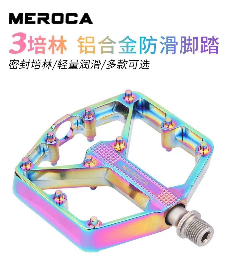 Pedal Basikal 3 Seal Bearing Meroca Pedal MTB Pedal Bicycle Paddle MTB Paddle Basikal MTB Cycling Al