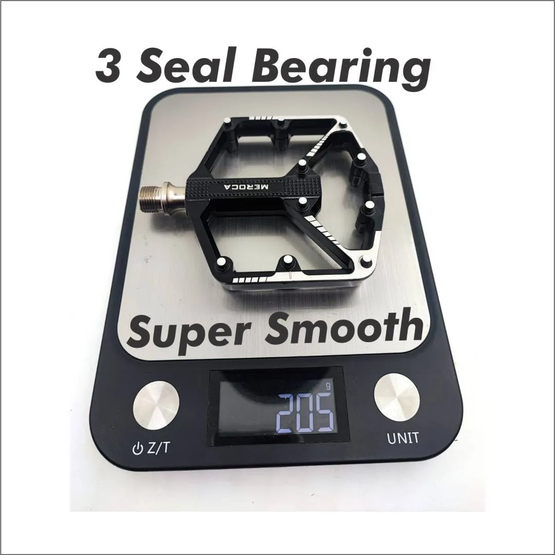 Pedal Basikal 3 Seal Bearing Meroca Pedal MTB Pedal Bicycle Paddle MTB Paddle Basikal MTB Cycling Al
