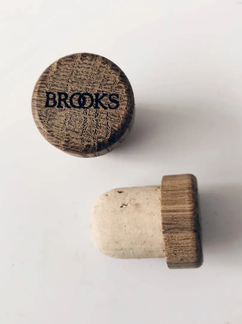 BROOKS Leather Bar Tape / Green