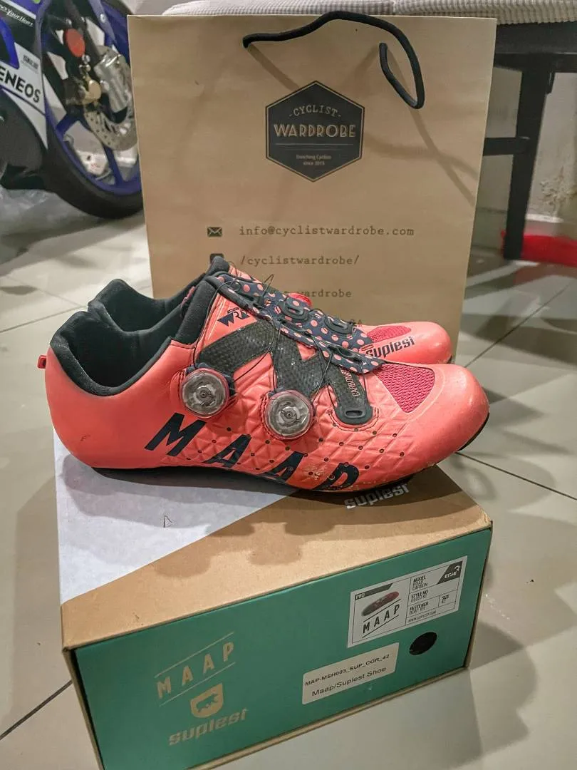 MAAP x Suplest Roadbike Shoes Size 42