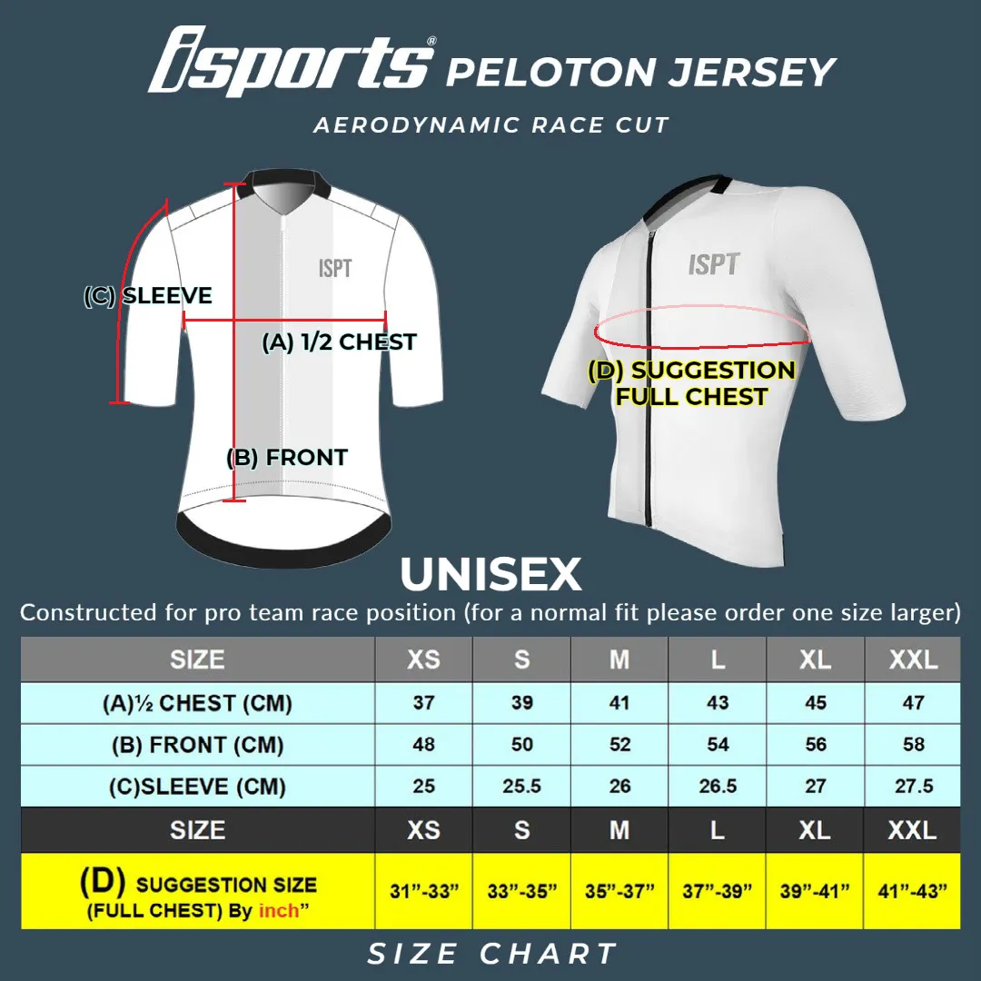 iSports Peloton Aerodynamic Cycling Jersey