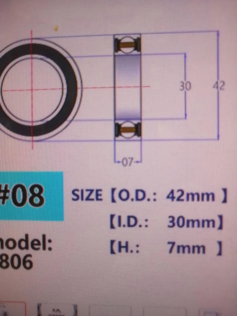 BB30 Bottom Bracket Ceramic Bearing 2pcs