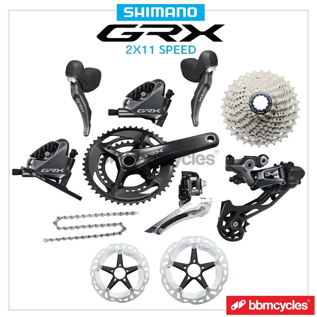 Shimano GRX RX810 Groupset 2x11-speed With Boxes Gravel Bikes