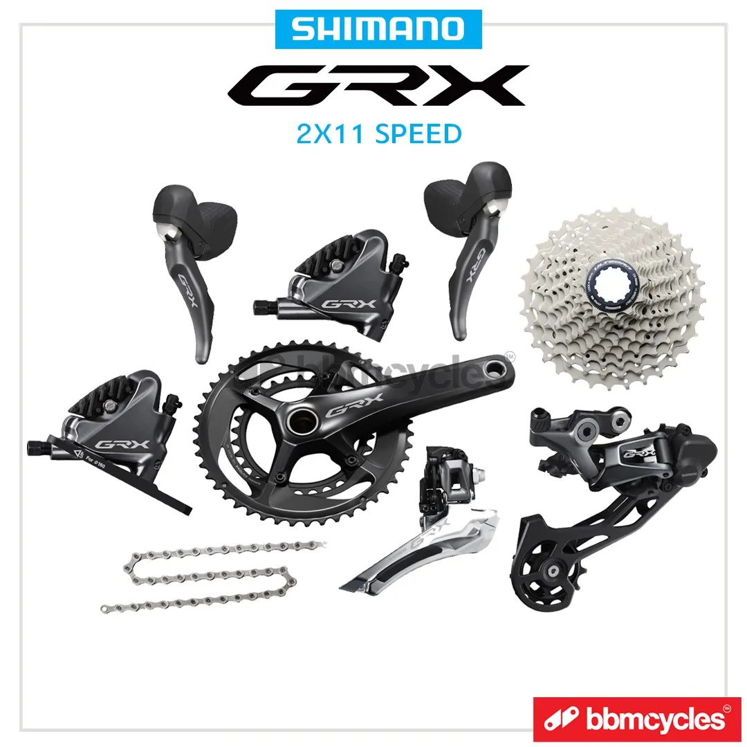 Shimano GRX RX810 Groupset 2x11-speed With Boxes Gravel Bikes