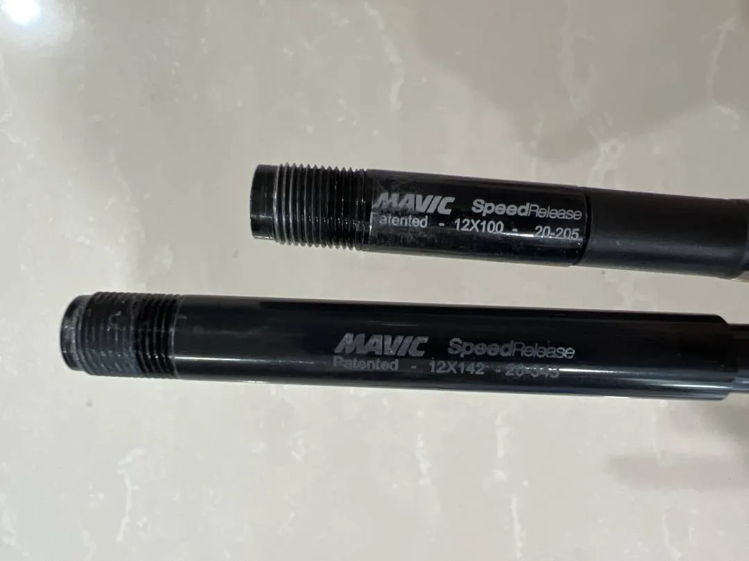 Mavic speed release thru axle