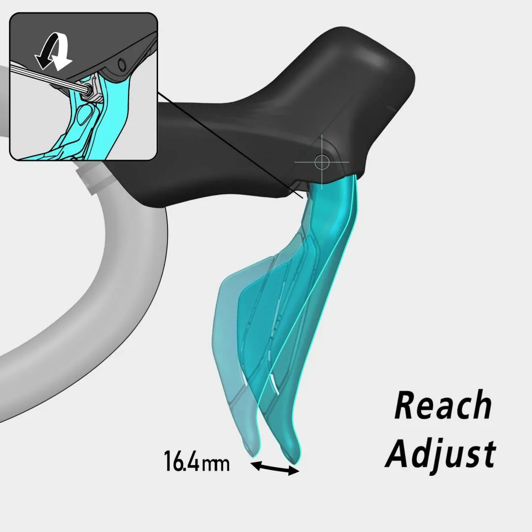 Shimano 105 ST-R7170 + BR-R7170 Hydraulic Disc Brake Di2 | 2x12-Speed Front FW Shifter Caliper
