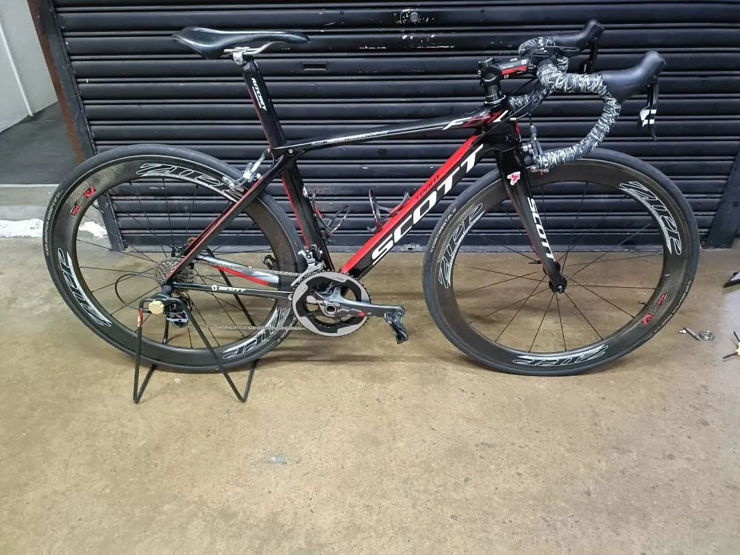 Scott Foil team issue size 47.