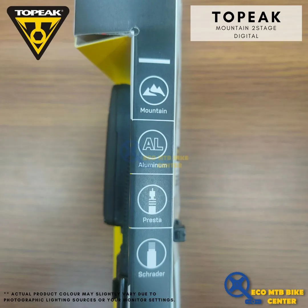 Topeak Mini Pump Mountain Digital 2Stage 300Psi