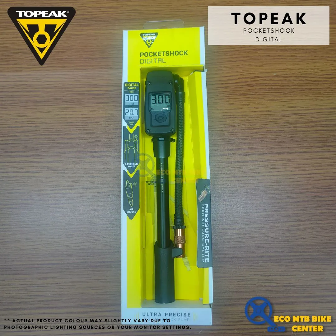 Topeak Shock Pump Pocket Shock Digital 300Psi