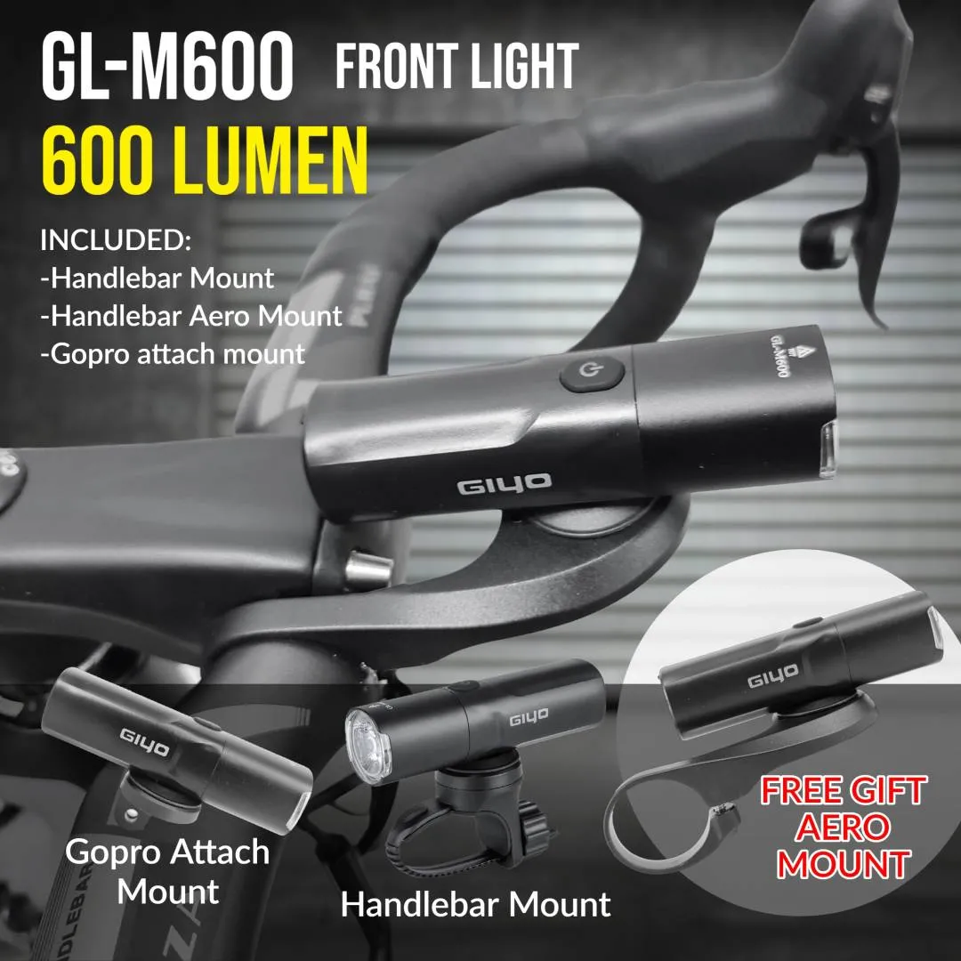 GIYO GL-M600 Bicycle Front Light