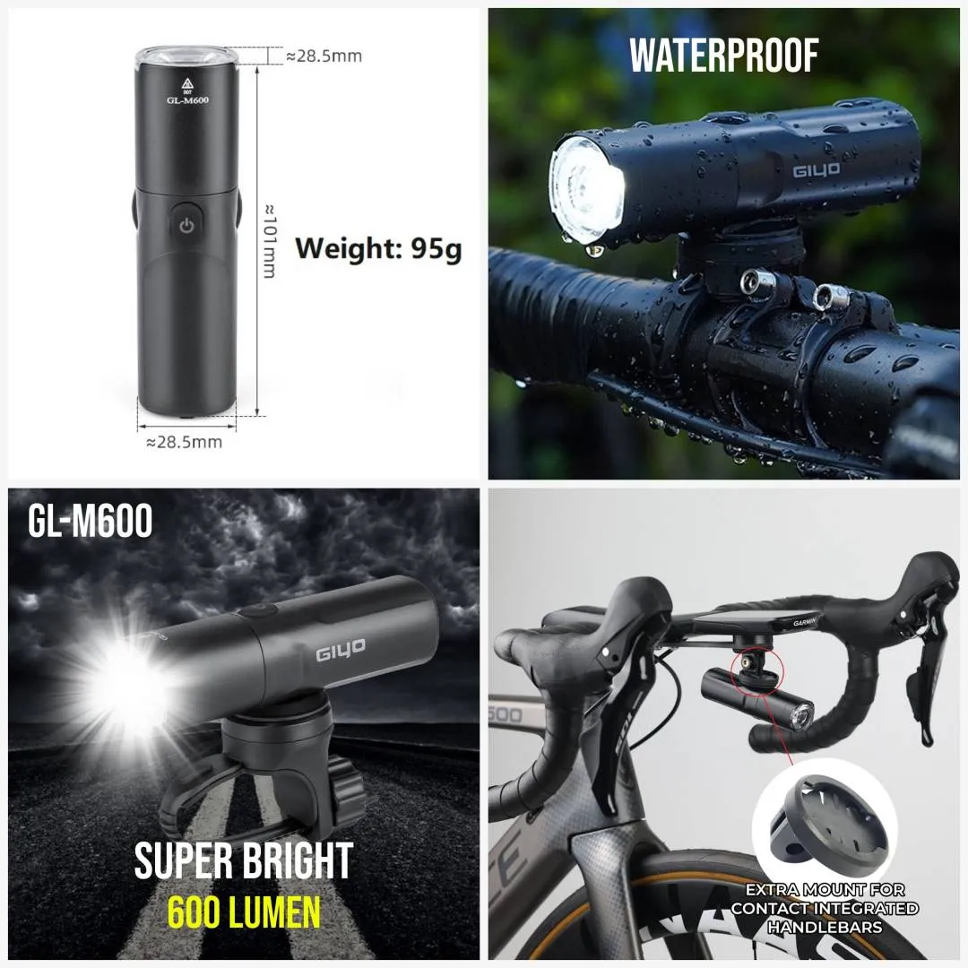 GIYO GL-M600 Bicycle Front Light