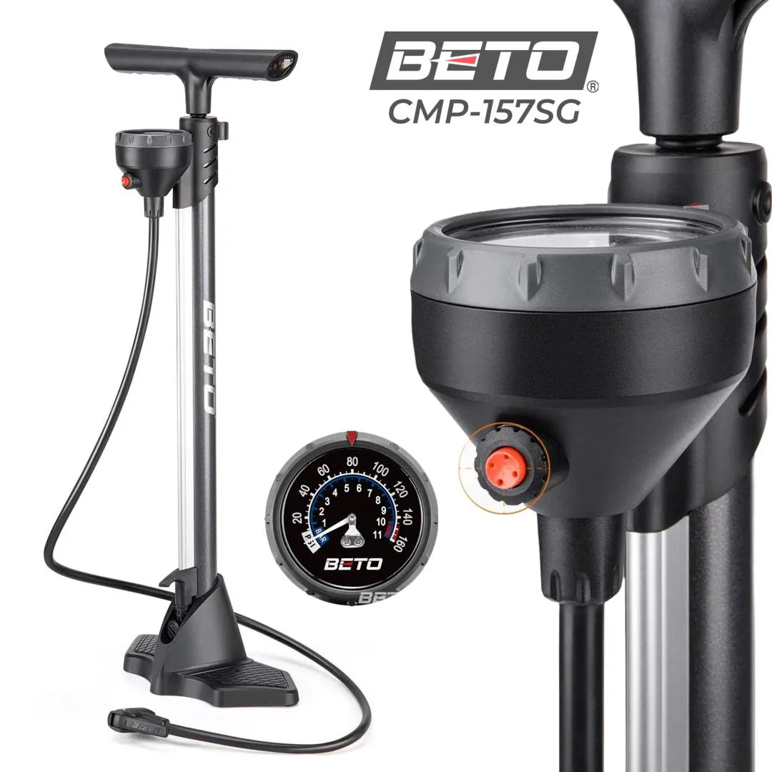 BETO CMP-157SG Gauge Floor Pump